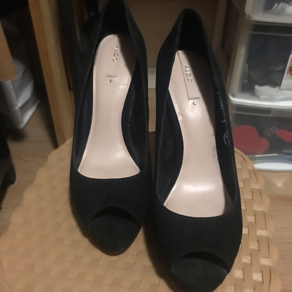 Aldo black heels - Picture 1 of 4